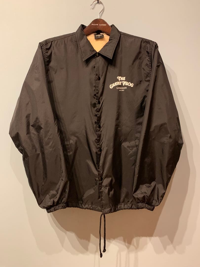 美品！THE GREAT FROG インナーボア コーチジャケット M キムタク 私物 THE GREAT FROG ボアコーチジャケット Sサイズ 黒
