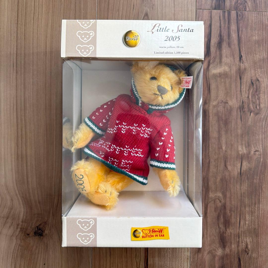 Steiff Little Santa 2005 ぬいぐるみ - メルカリ