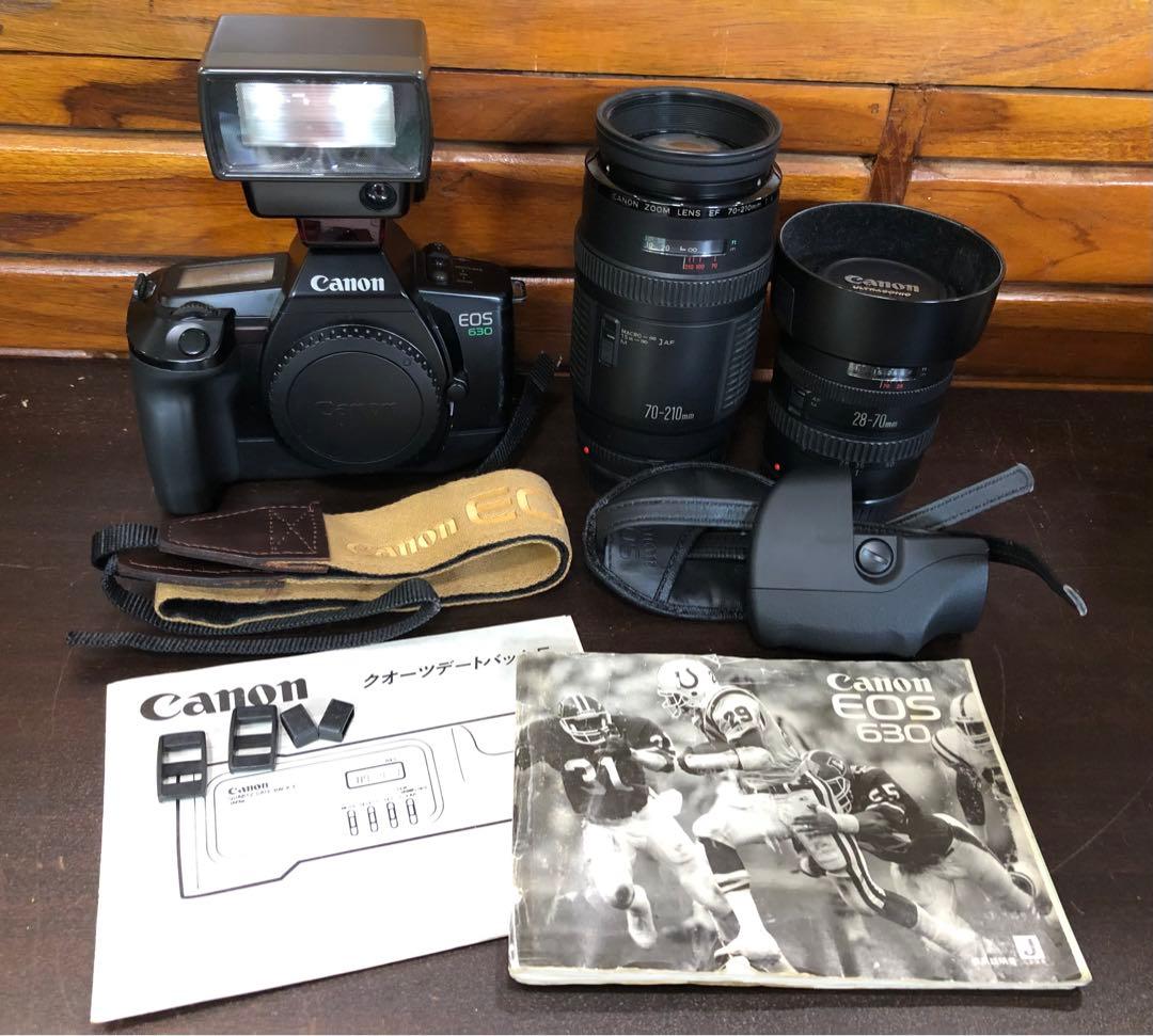 再値下げします。Canon EOS 630 フィルムカメラ レンズ付属品有り。