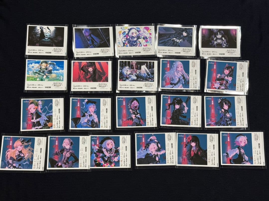 魔法少女ノ魔女裁判 オリジナルラベル缶 まのさば ステッカーセット 全21種 魔法少女ノ魔女裁判 オリジナルラベル缶 ステッカー 看守 ゴクチョー