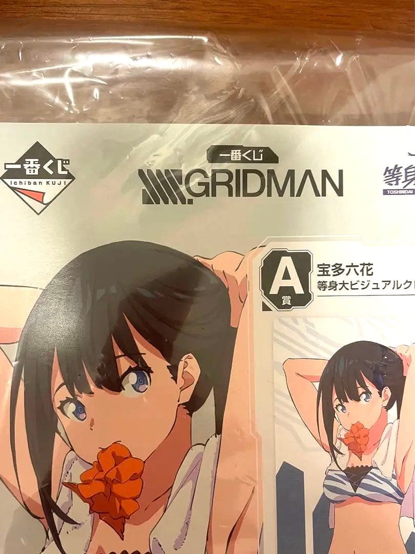 一番くじ SSSS.GRIDMAN A賞 宝多六花 等身大ビジュアルクロス - メルカリ