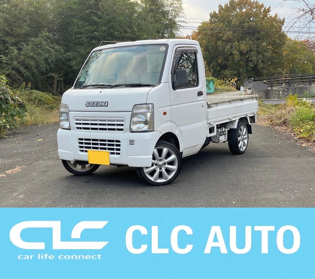 ⭐️早い者勝ち⭐️★車検令和9年3月まで★エアコン★パワステ★キャリィトラック★ 車検令和9年2月コミコミ42.8千円 3万キロ台h24年式4WDオートマ