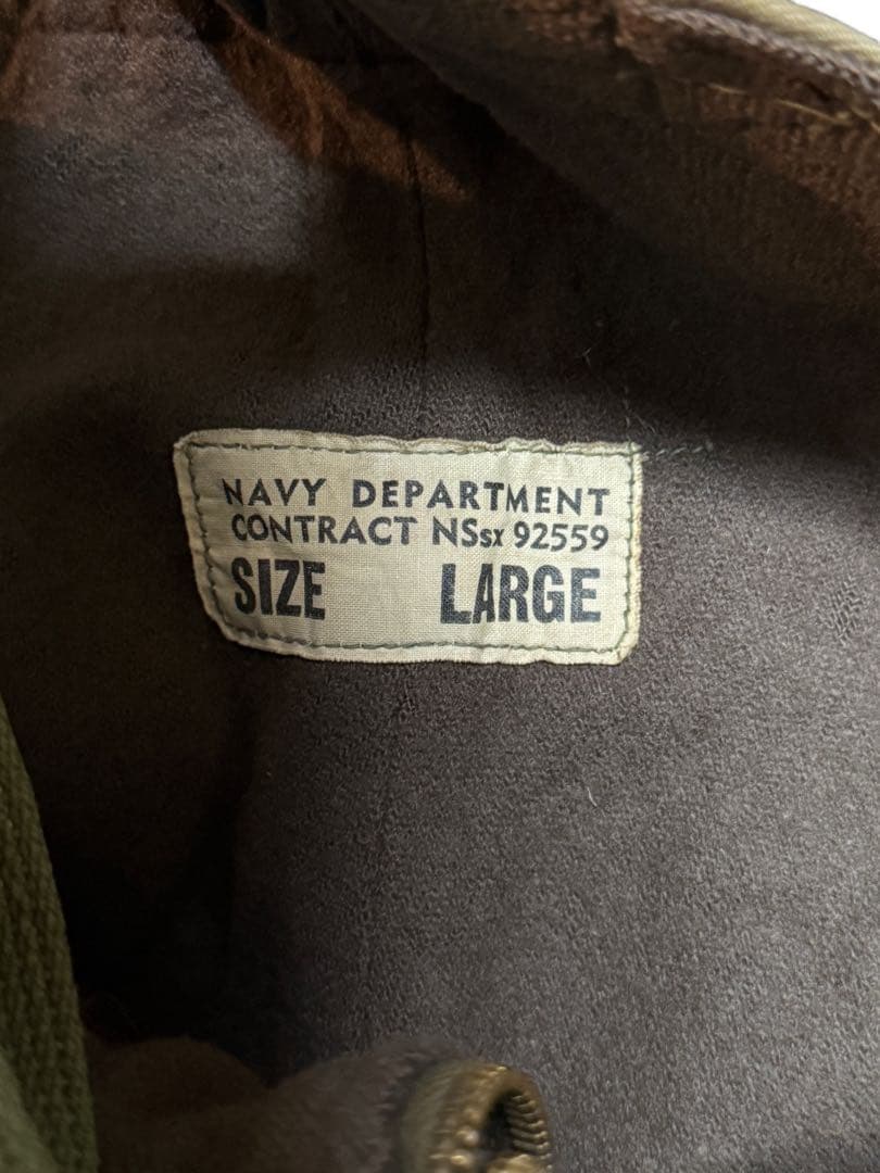 40s 米軍 U.S.NAVY N-1 デッキパンツ オーバーオール