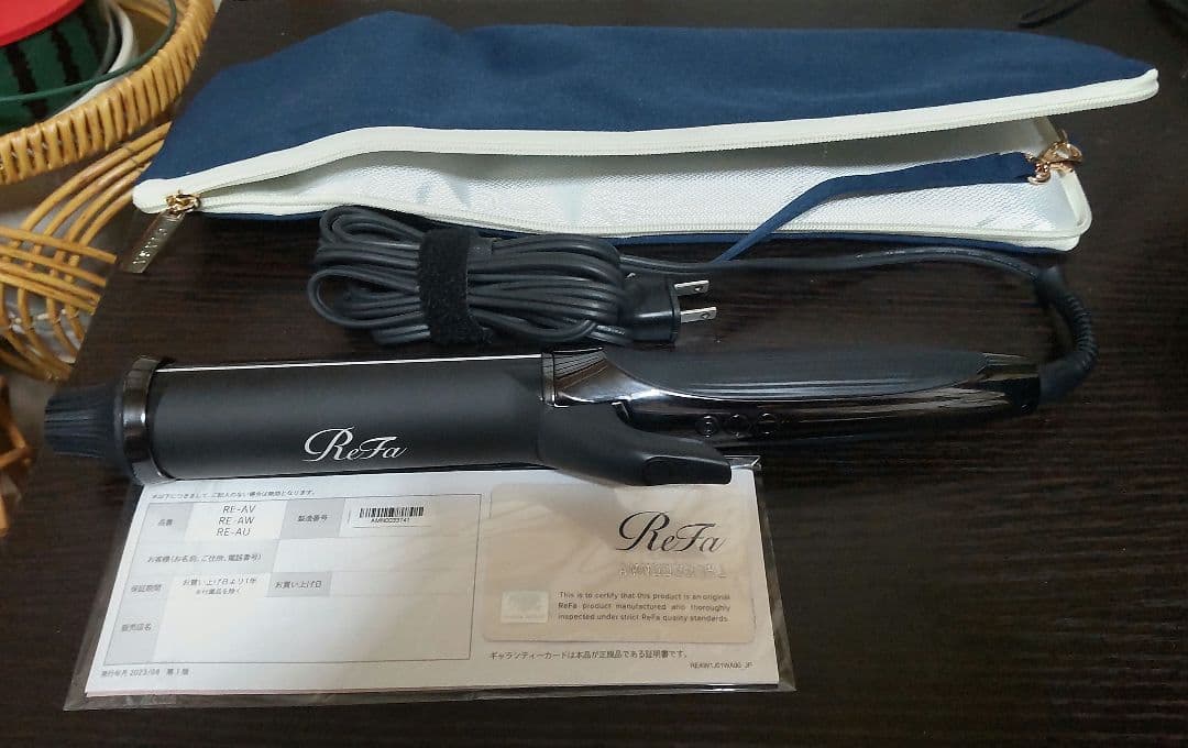 【数回使用の美品】リファカールアイロン プロ 38（ブラック） cironpro_1.jpg