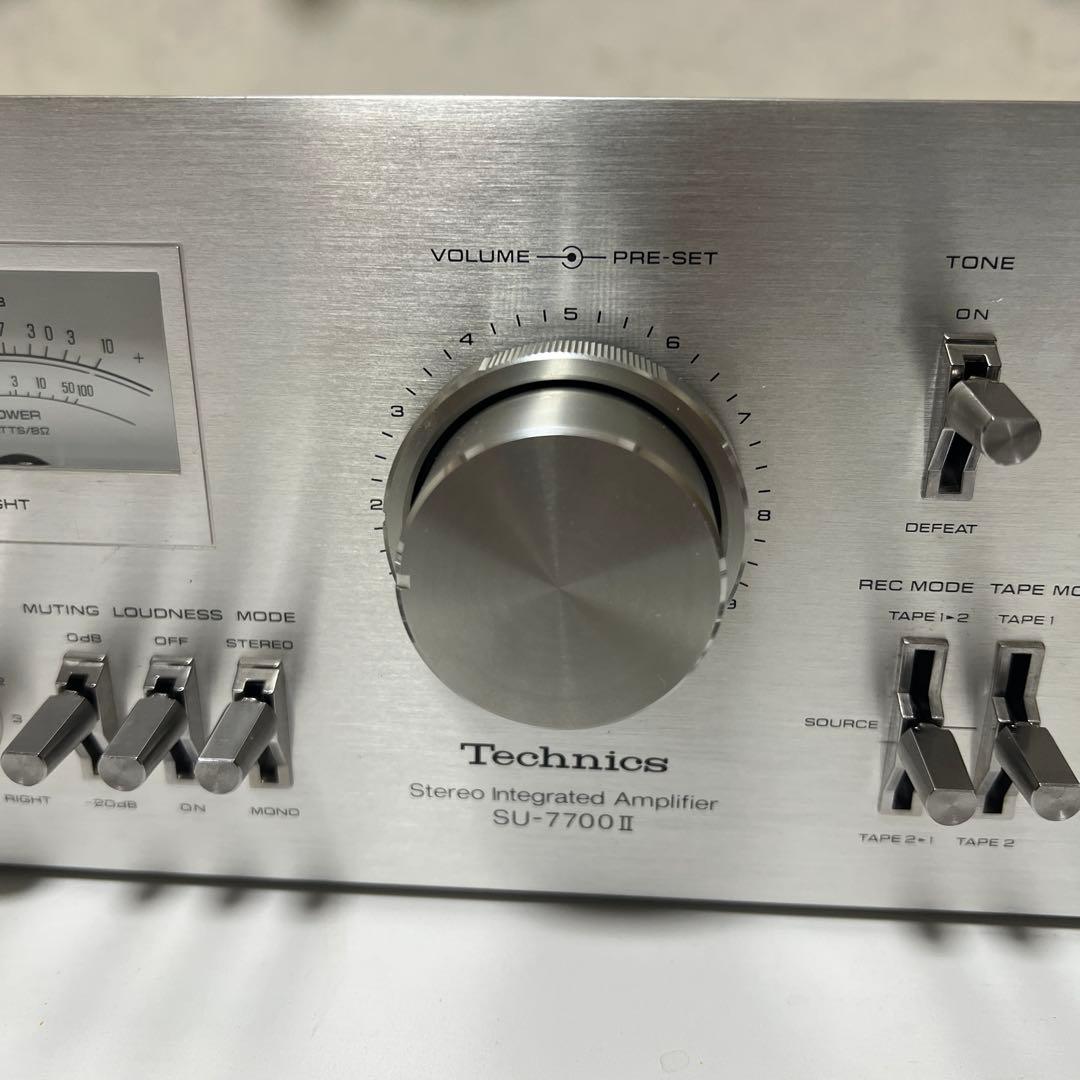 美品！テクニクス Technics プリメインアンプ SU-7700Ⅱ動作確認品