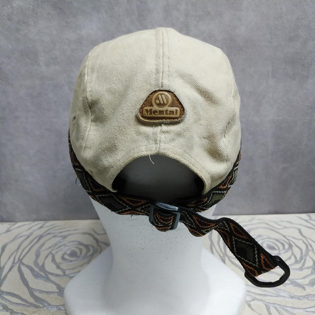 Mental メンタル フィッシングキャップ 帽子 90s 香港製 釣り 訳あり