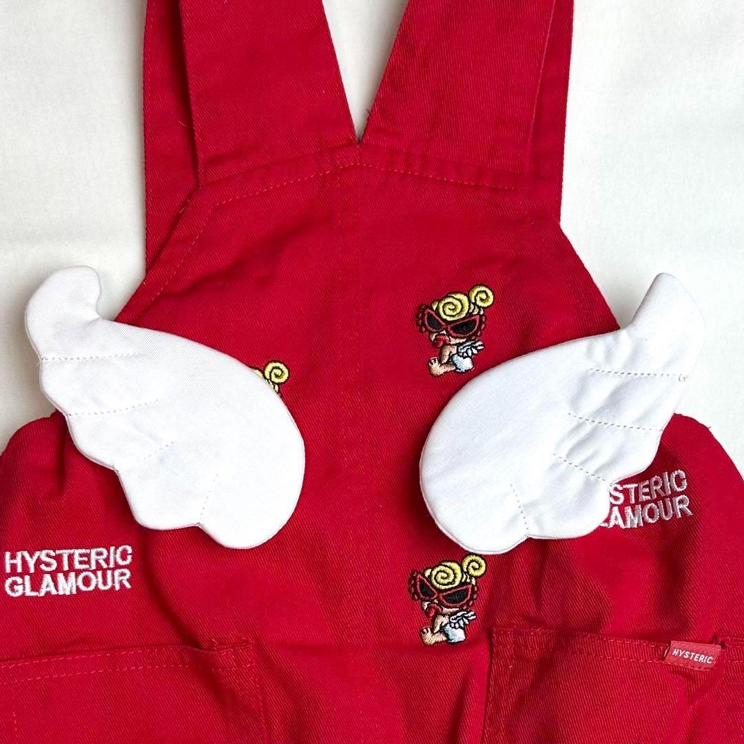 【激レア！】ヒスミニ エンジェル 羽付き ダルマオール ロンパース S レッド