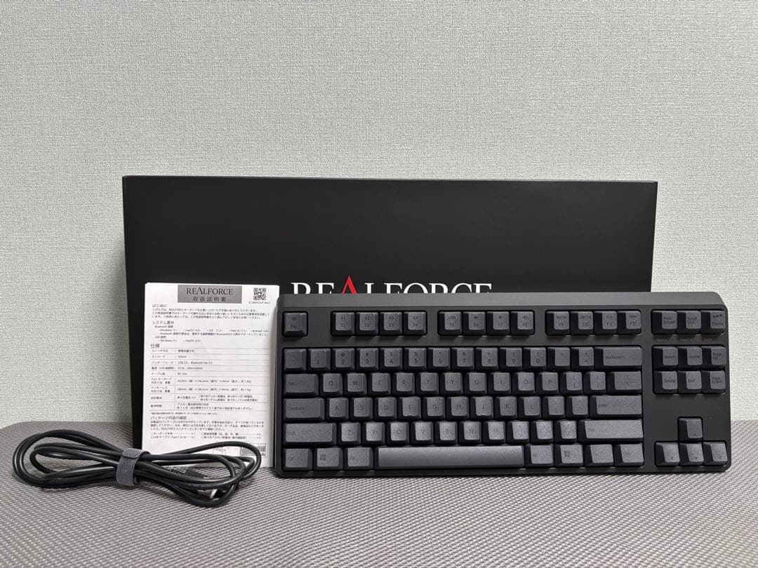 REALFORCE R4 キーボード テンキーレス 45g 英語配列 ブラック 楽天市場】【公式】 REALFORCE R4 英語配列 45g 30g フルキーボード