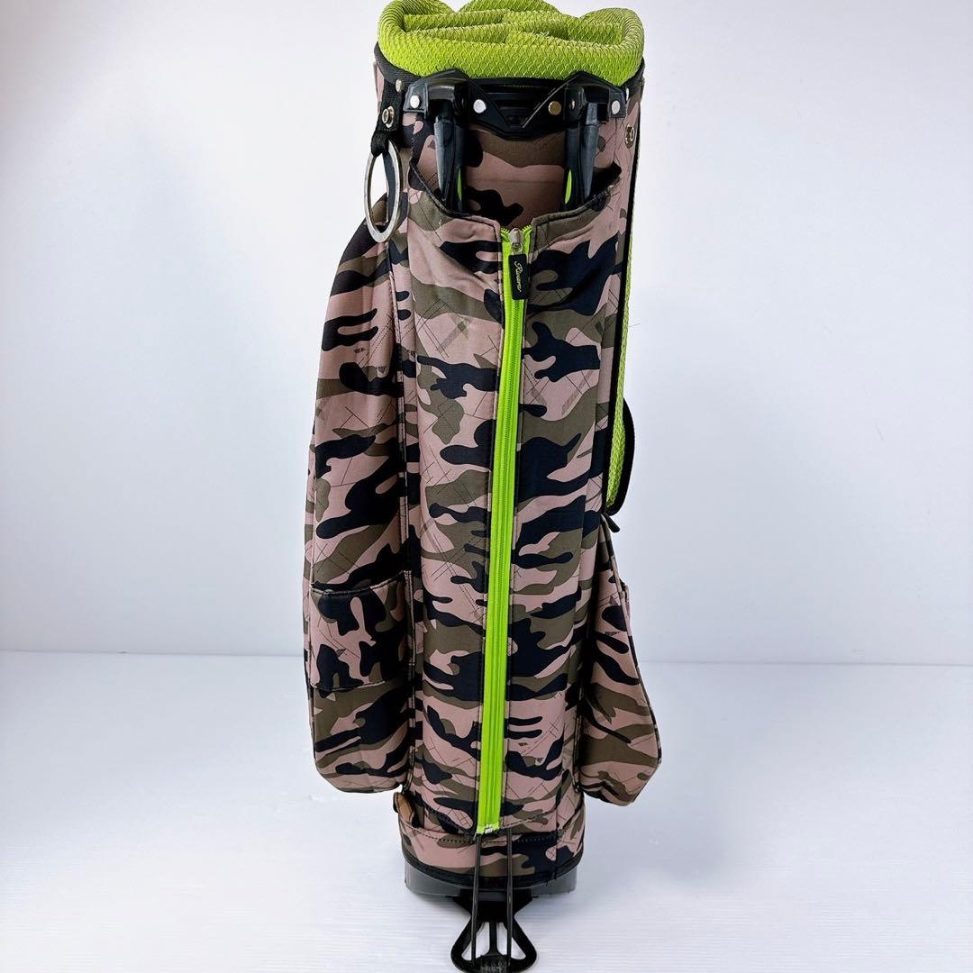 Riviera（リビエラ）キャディバッグ スタンド式 9型 迷彩 グリーン