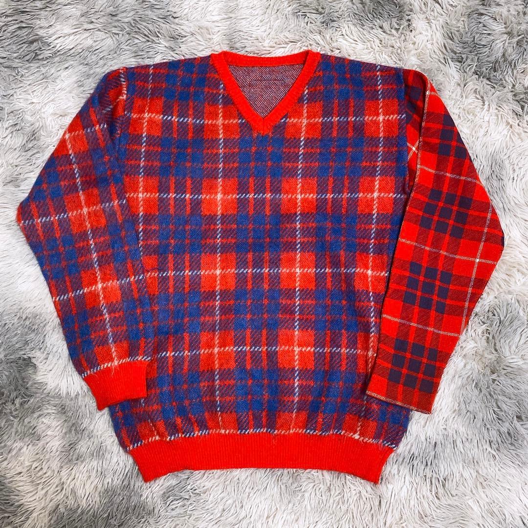 レア 00AW メルポ期 アンダーカバー モヘア袖切替モヘアニットセーター 楽天市場】モヘア（ブランドアンダーカバー）（ニット・セーター