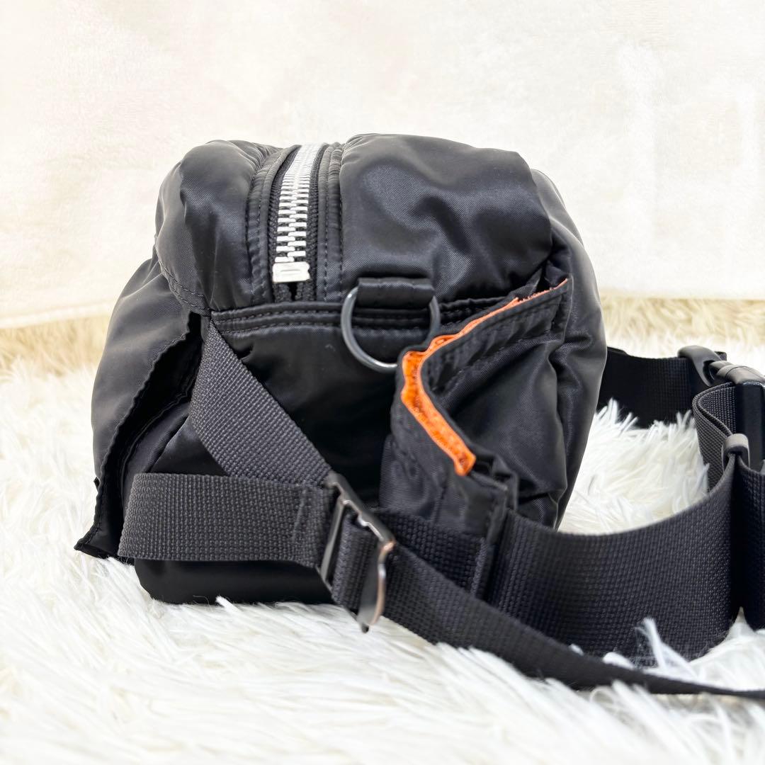 極美品 ポーター タンカー ウエストバッグ ショルダーバッグ 黒 2way