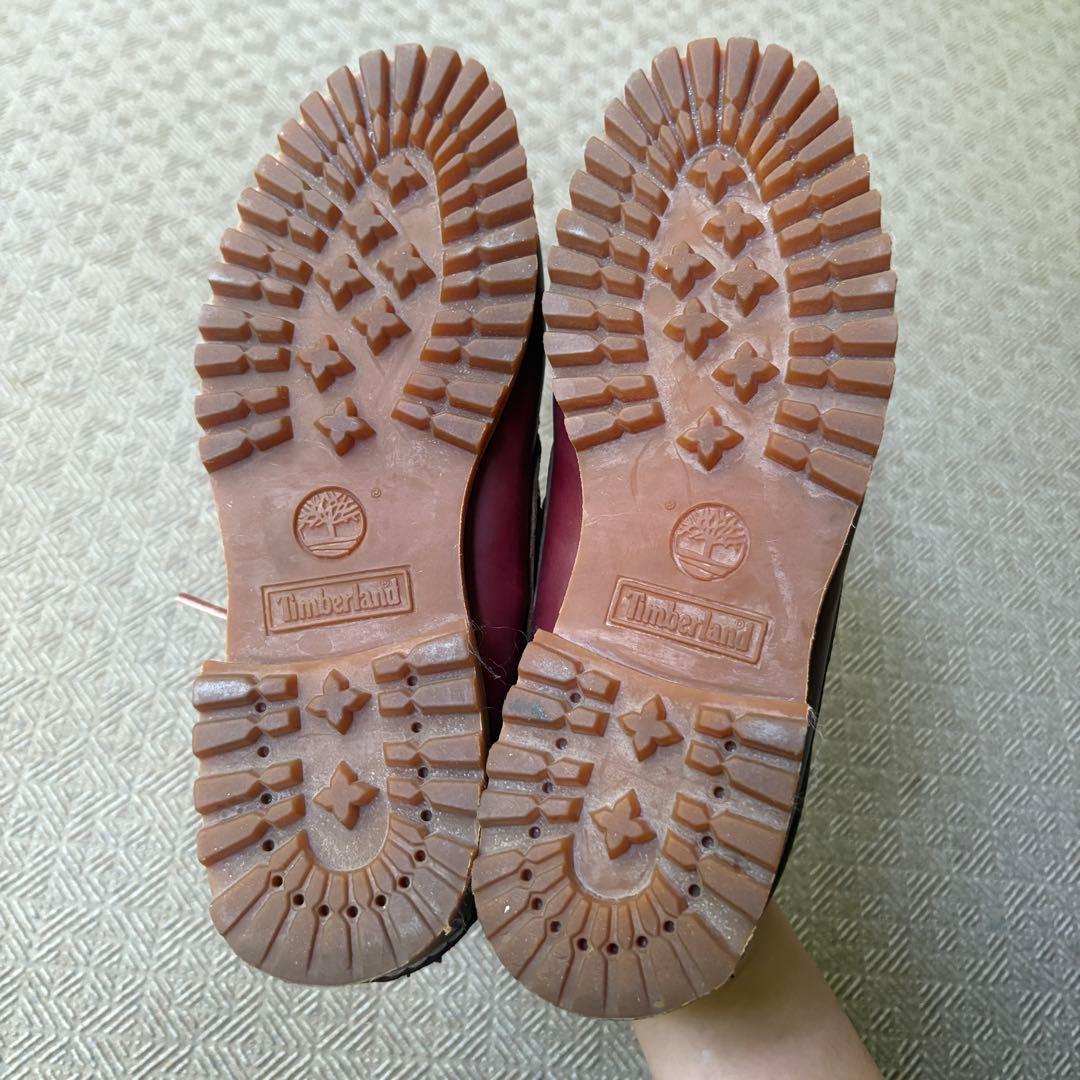 ティンバーランド スリーアイ クラシックラグ バーガンディー 25.5cm