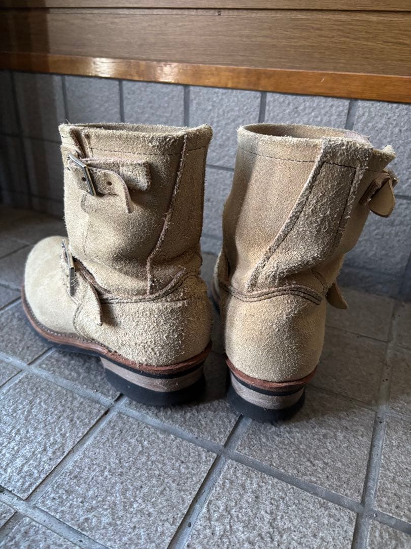 8D】廃盤レッドウィング 2965 ショート スエードエンジニアブーツ