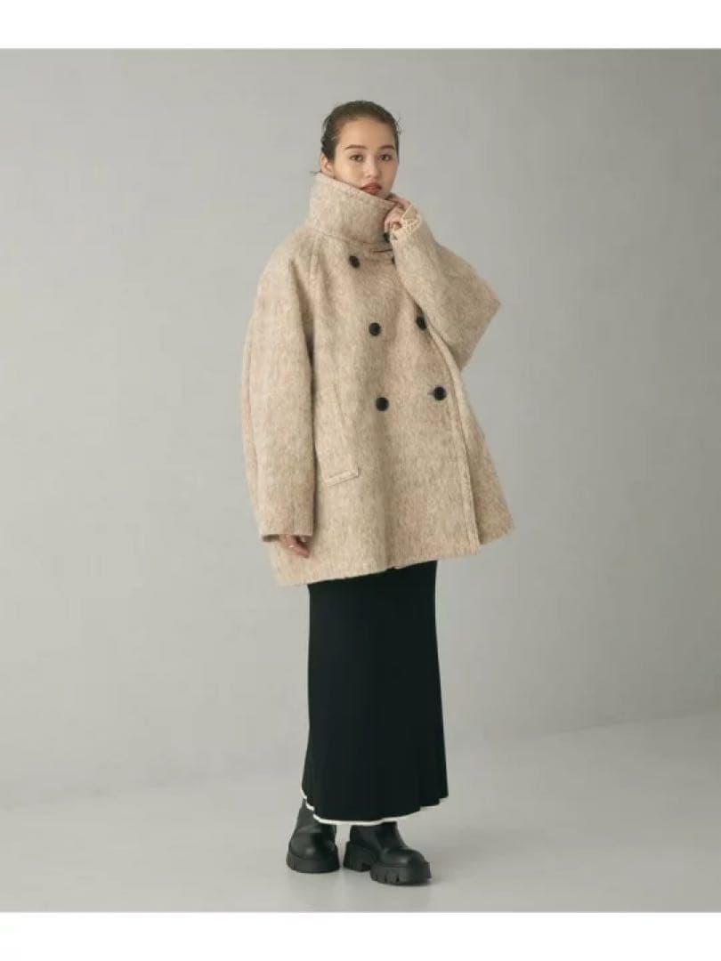 エメルリファインズ ダブルボタン　シャギー　コート 楽天市場】＜EMMEL REFINES＞EM ダブルボタン シャギー コート UNITED