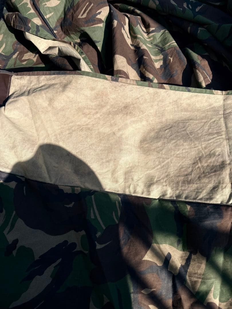 オランダ軍 ダッチアーミーテント②DPM迷彩 補修跡有り