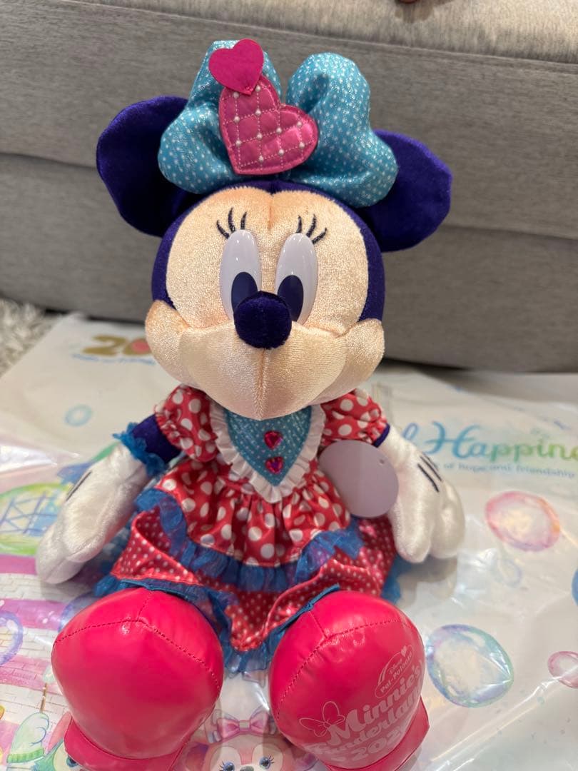 ミニーのファンダーランド　パルパルーザ　ぬいぐるみ　ミニー ポップでキュートなデザイン！東京ディズニーランド「ディズニー