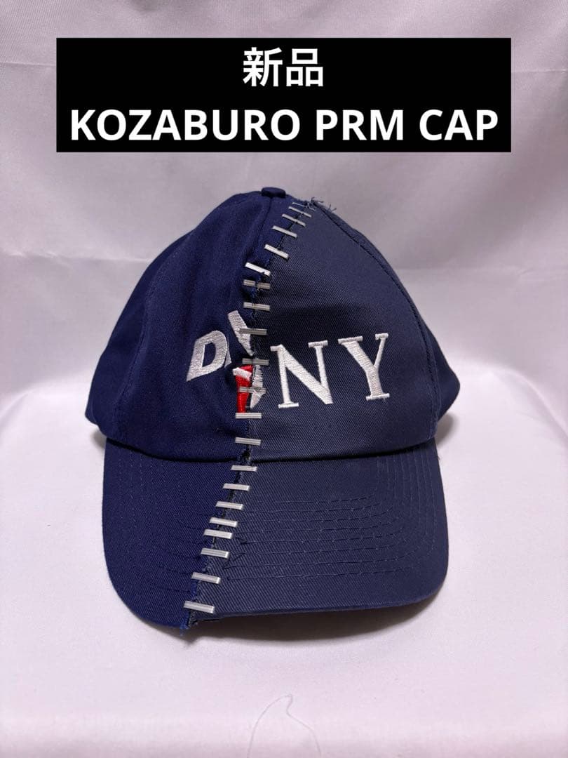 新品 KOZABURO PRM CAP キャップ 公三郎 ネイビー コウザブロウ - メルカリ