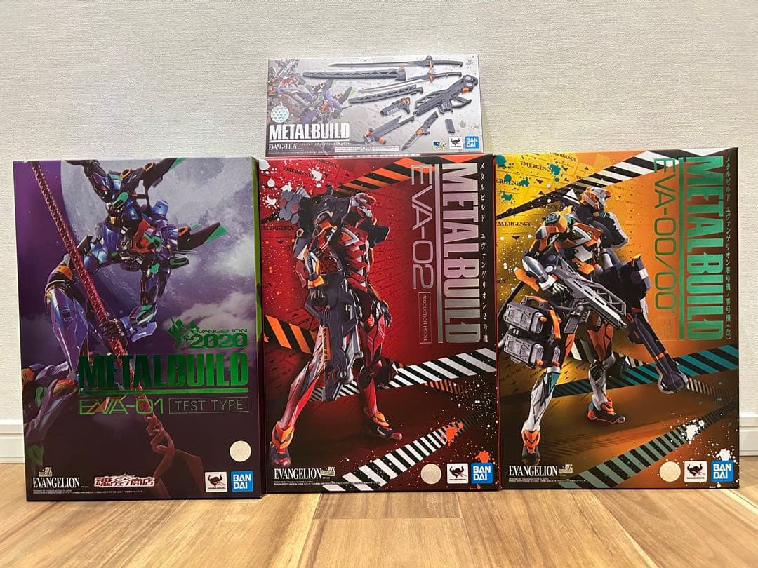 メタルビルド エヴァ初号機 EVA2020&弐号機&零号機&武装セット【開封品】 METAL BUILD エヴァンゲリオン初号機 [EVA2020]【2次：2020年8月発送