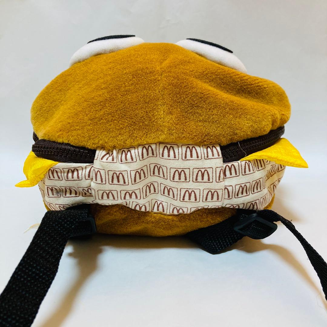 希少 ヴィンテージ マクドナルド ハンバーガー型リュック ぬいぐるみ