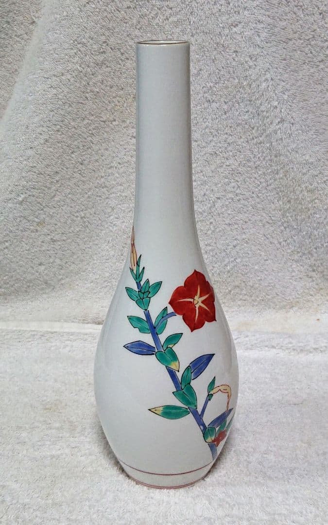 人間国宝柿右衛門濁手花瓶 一輪挿しA442 - メルカリ