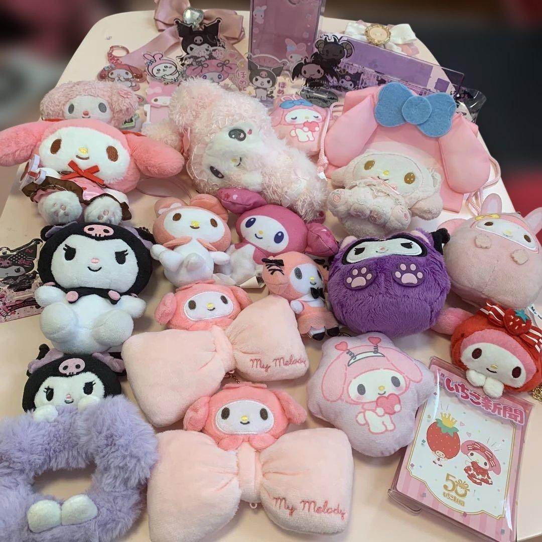 マイメロ クロミ サンリオ ぬいぐるみ マスコット グッズ まとめ売り