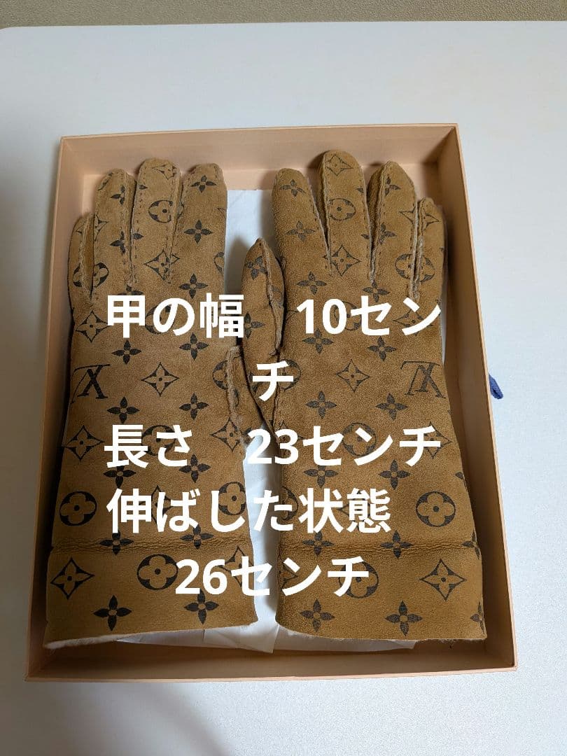 Louis Vuitton モノグラム シープスキン手袋 Mサイズ(22センチ)