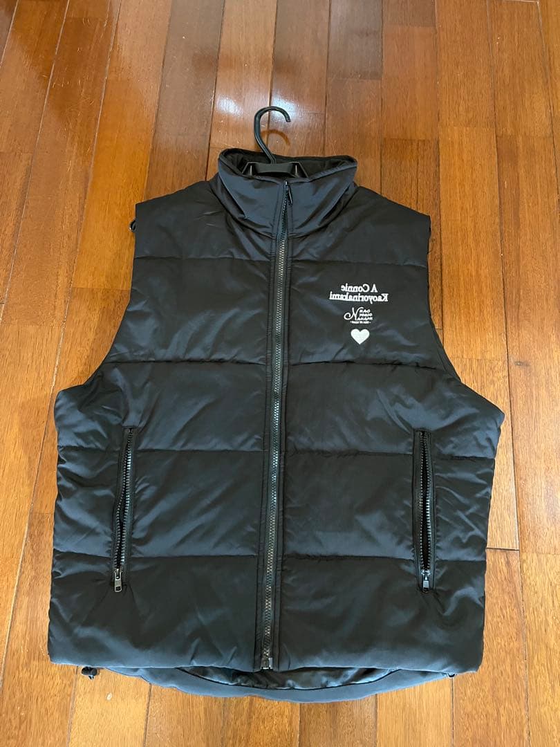 kaoyorinakami ダウンベスト パネルベスト カオヨリナカミ カオナカ