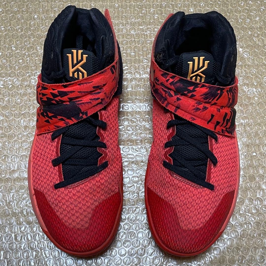 NIKE KYRIE 2 EP US9.5 27.5cm 赤黒 ナイキ カイリー - メルカリ