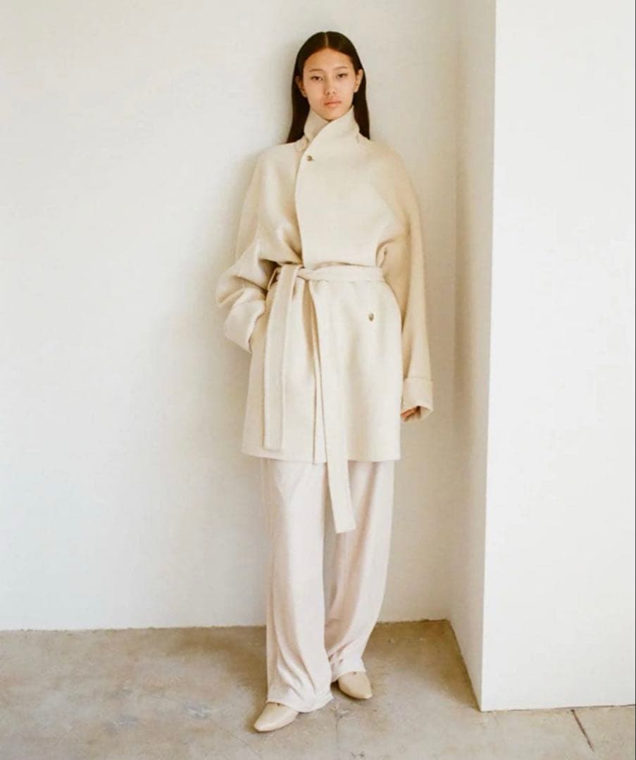 セール　ENOF イナフ　wool rever half coat サイズ1 ENOF イナフ wool rever half coat ブラウン 02 - メルカリ