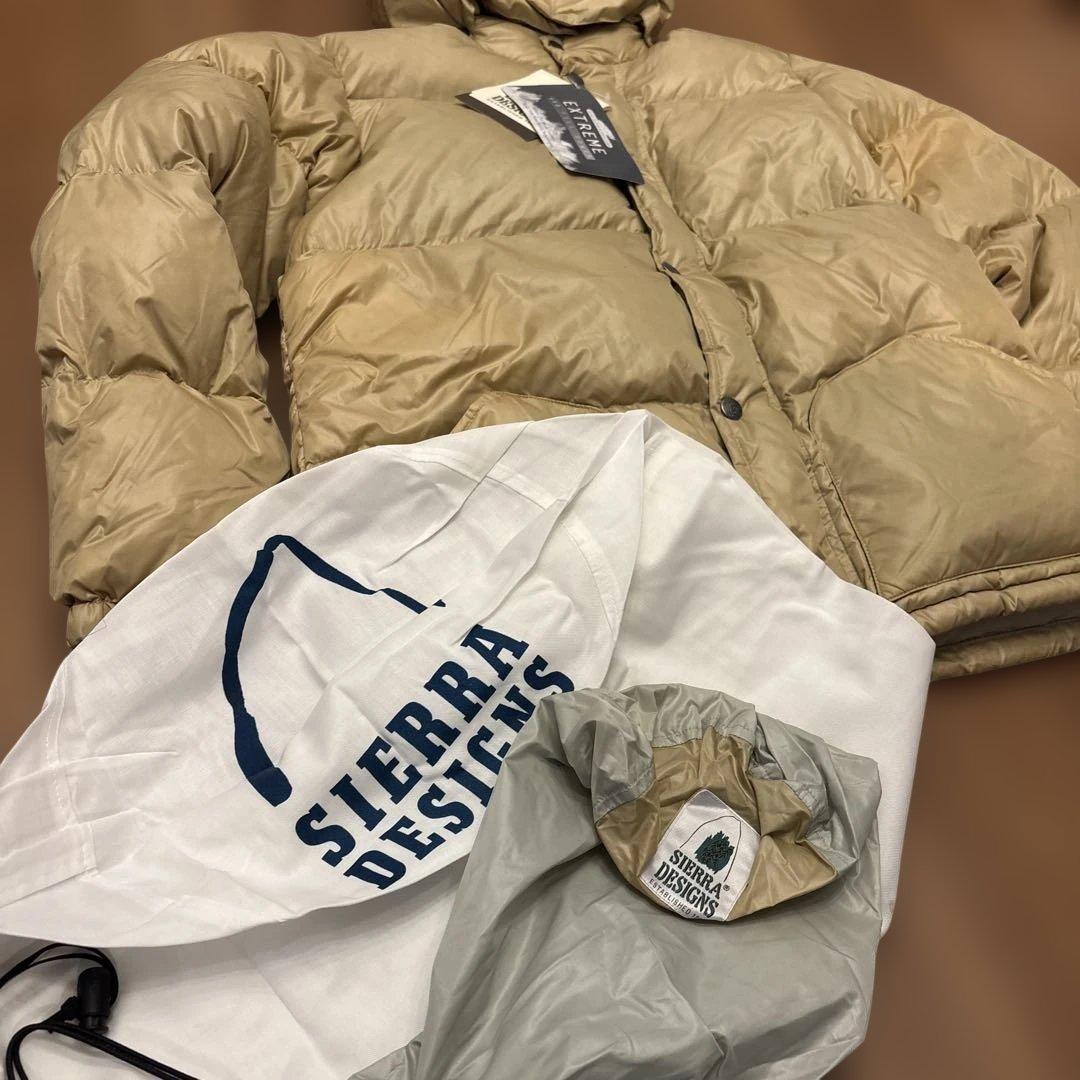 SIERRA DESIGNS ベージュ ダウン 未使用 XS 00's - メルカリ