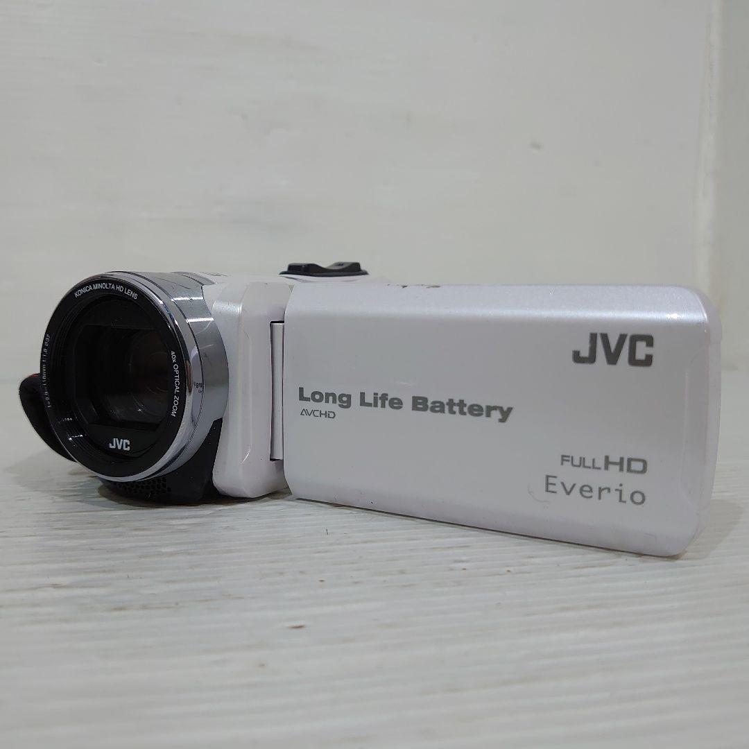 動作ok　JVC Everio GZ-F200-W 2015年 小型軽量の耐衝撃ボディで長時間記録に対応するシンプルモデル