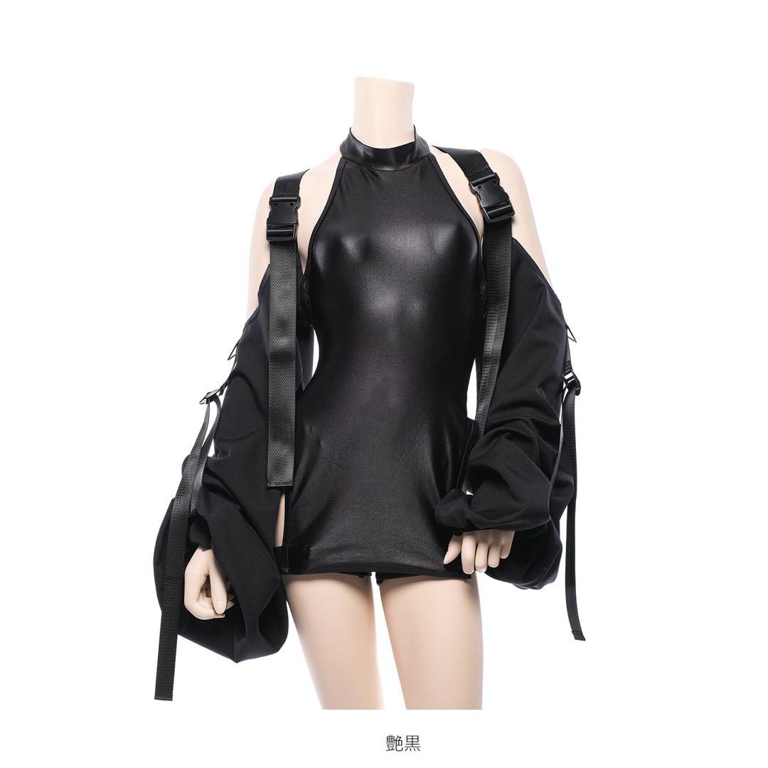 【1回撮影のみ着用】M企画 サイバーチャイナ（黒）