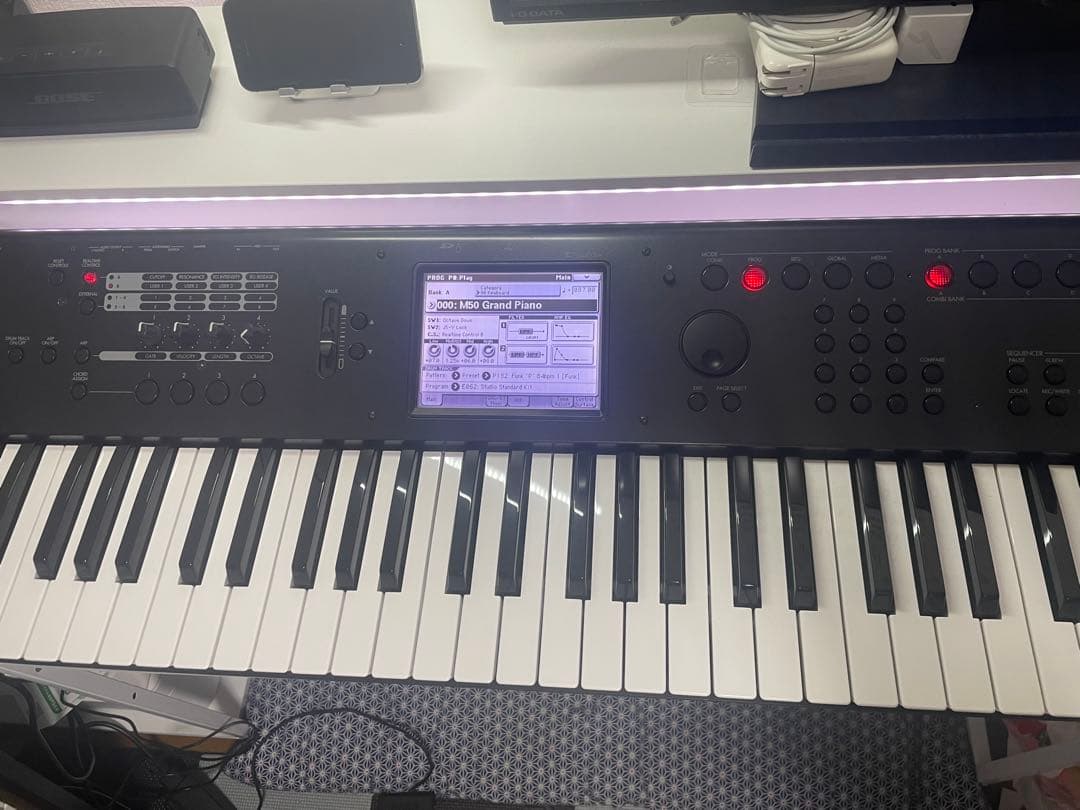[極美品] KORG M50 シンセサイザー 61鍵 専用ケース付き KORG/シンセサイザー/M50-61 -DJ機材アナログレコード専門店OTAIRECORD