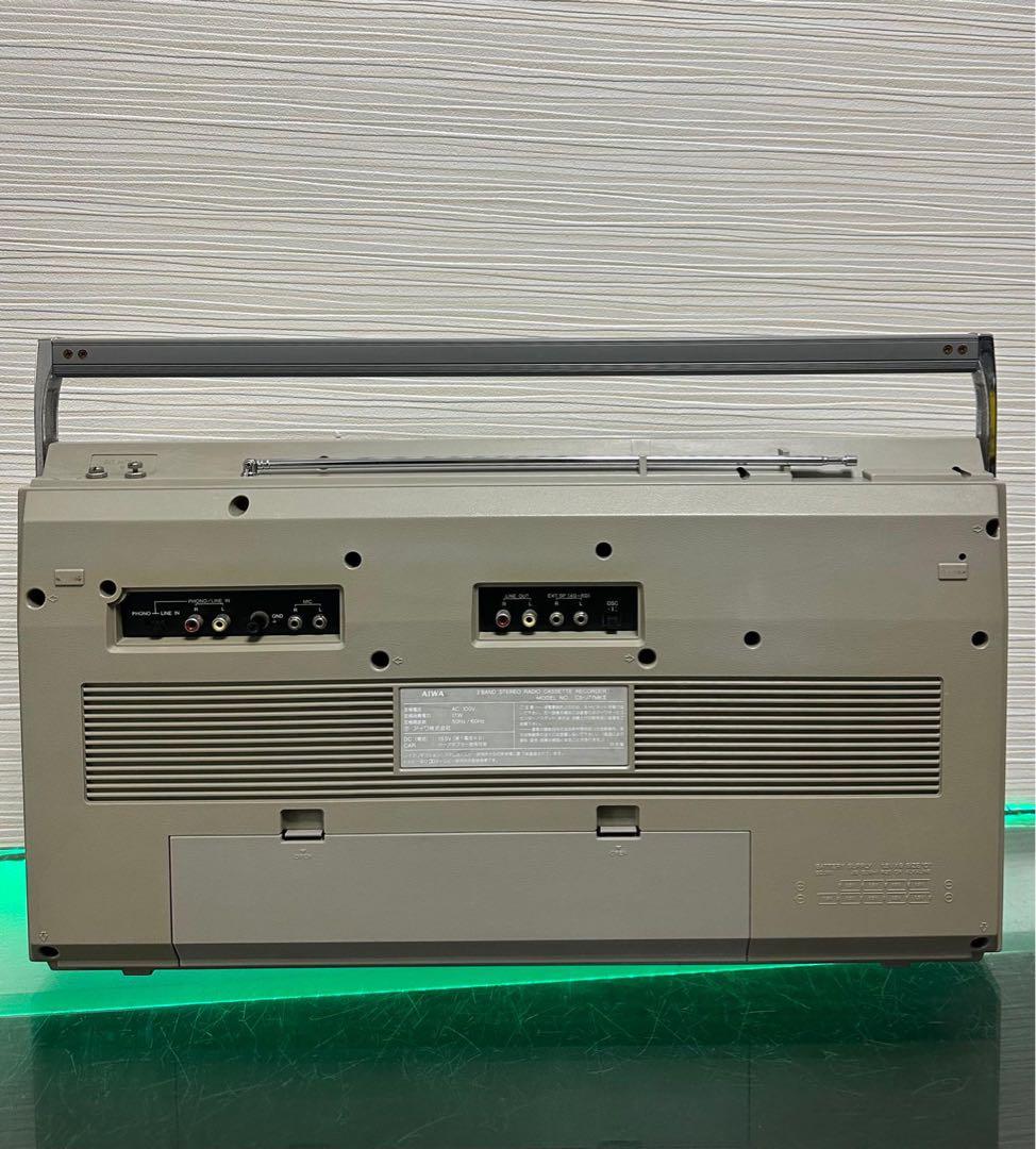 美品希少昭和レトロAIWA ラジカセCS-J77MKII ラジオアイワ