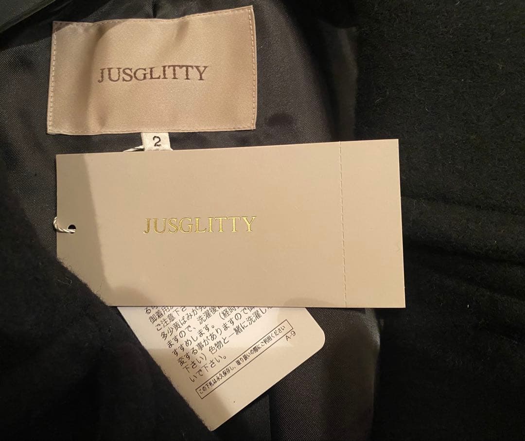 ☆新品タグ☆ジャスグリッティー ウールPコート 24AW M ¥58300 - メルカリ