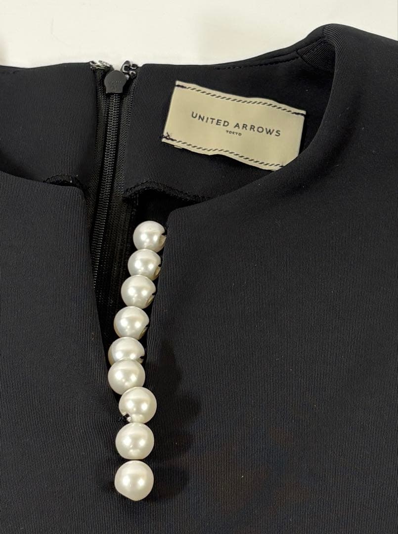 美品✨ユナイテッドアローズ SPONGY パールモチーフブラウス36