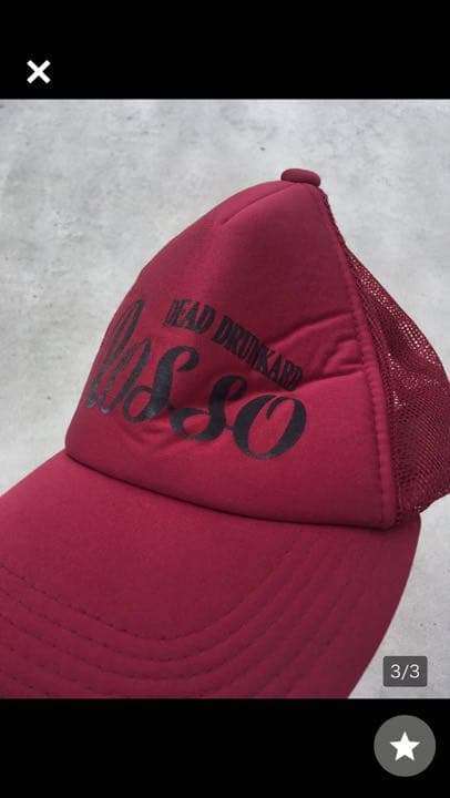 ROSSO メッシュキャップ ロッソ チバユウスケ 濱マイク 村上淳