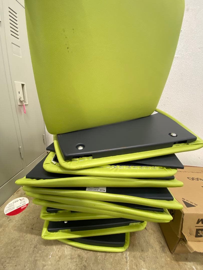 カリモク ビンテージ アンティーク グリーンベルベット回転式デスク