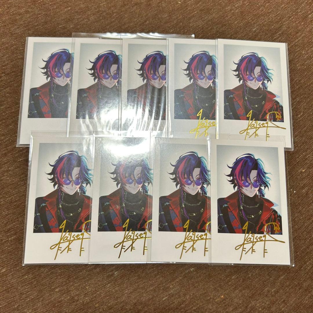 にじさんじ 3skm 魁星 チェキ デビュー 箔押し - メルカリ