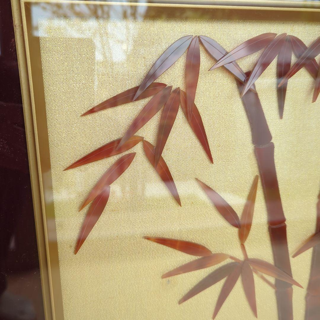 朱竹 貴石画 赤瑪瑙メノウ インテリア 風水 開運 - メルカリ