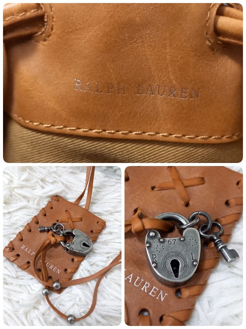 RT-116478 専用 ラルフローレン 巾着 ショルダーバッグ