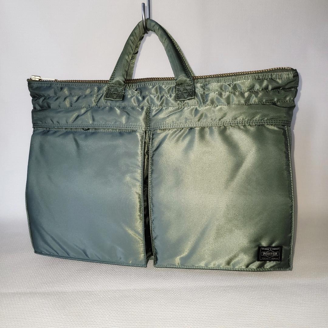 PORTER＿新型TANKER SHORT HELMET(L)＿タンカーグリーン - メルカリ