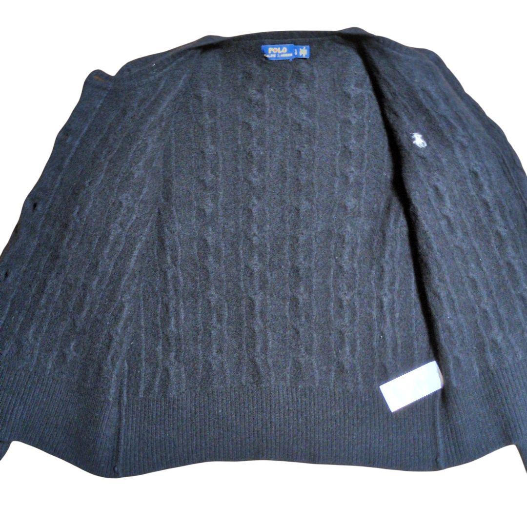 ポロラルフローレン ケーブルニット カーディガン カシミヤ混 ホース