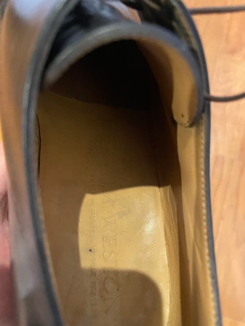 J.M.WESTON シューツリー付 5/D 437 Vフロントダービー