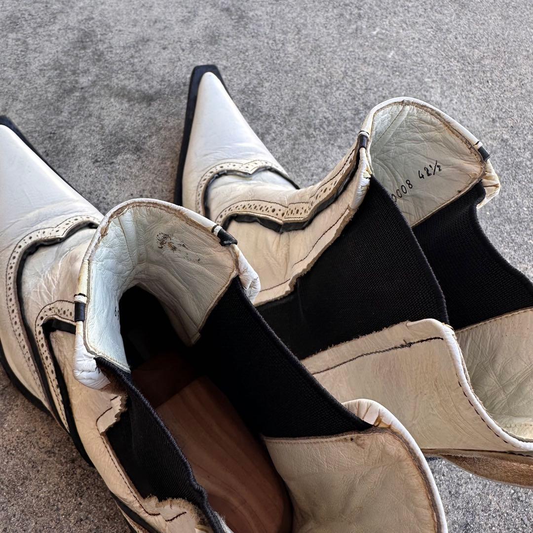 ヒロムタカハラ サイドゴアブーツ　シューズ 27.5cm LGB Y2K 平成