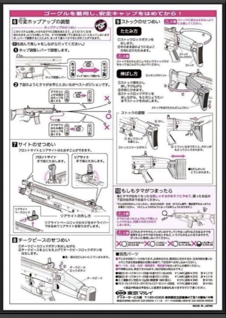 美品 東京マルイ カスタム品 SCAR L 電動ガン 金属ピニオンギア SBD