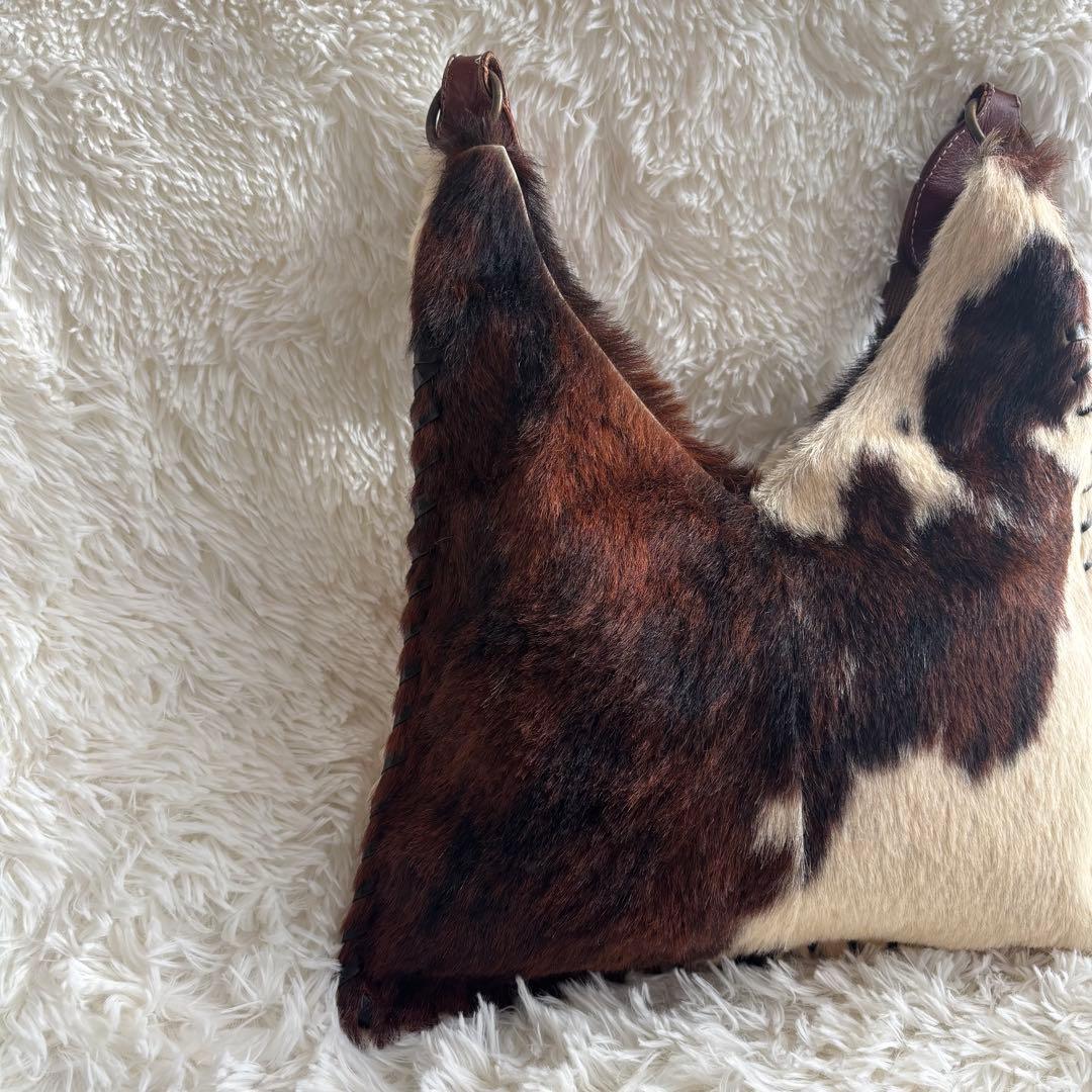 ELENA GIRARDI ハラコ レザー ショルダーバッグ - メルカリ