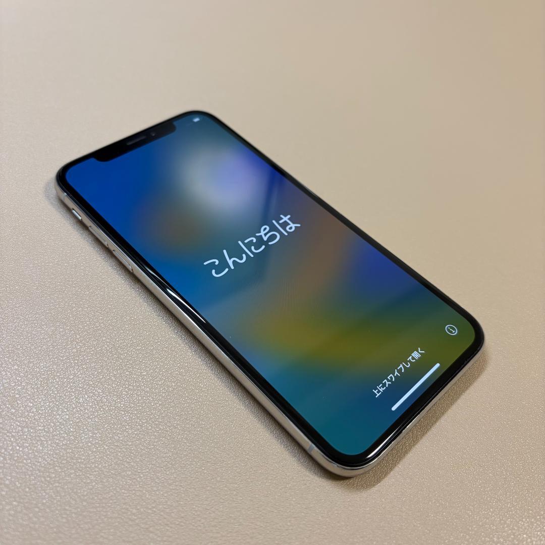 iPhone X シルバー 64GB (SIMロック解除済) SIMロック解除済】docomo iPhoneX 64GB A1902 (MQAY2J/A) シルバー
