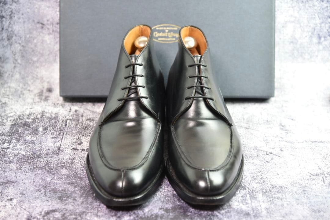 純正ツリー付 クロケット&ジョーンズ コッツモア 8E ブラック チャッカ