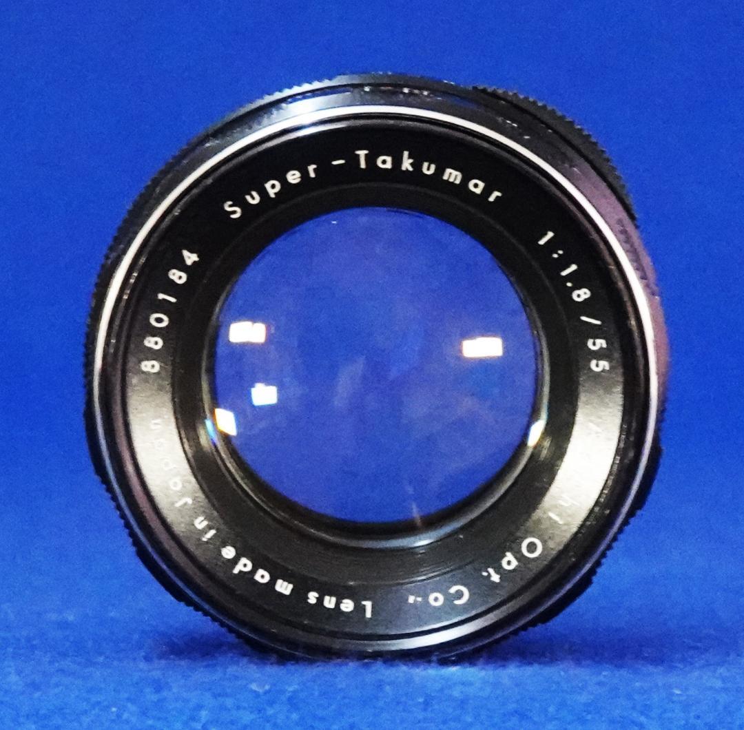 880184　美品！フレア有　前期型　Super-Takumar　F1.8/55